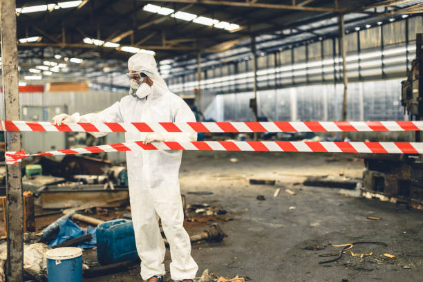Professional Biohazard technician working in Manteca, CA